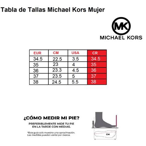 guia de tallas mujer michael kors|Michael Kors size chart uk.